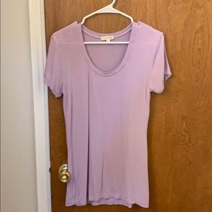 Soft and comfy light purple tee!